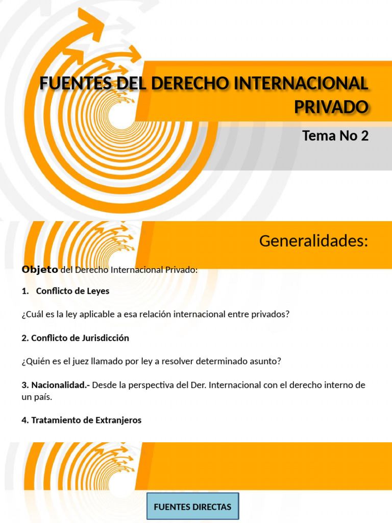 Fuentes del Derecho Internacional Privado | PDF | Convenio europeo de ...