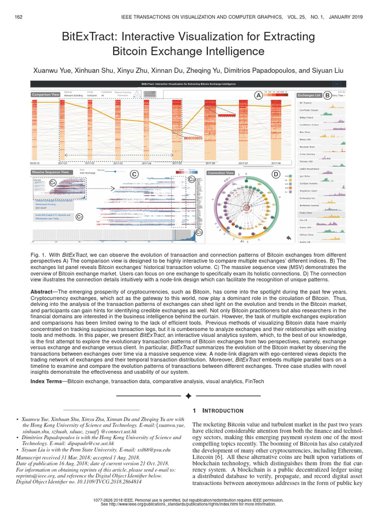 Bitcoin Exchange Visualization Tool | PDF | Bitcoin | Data