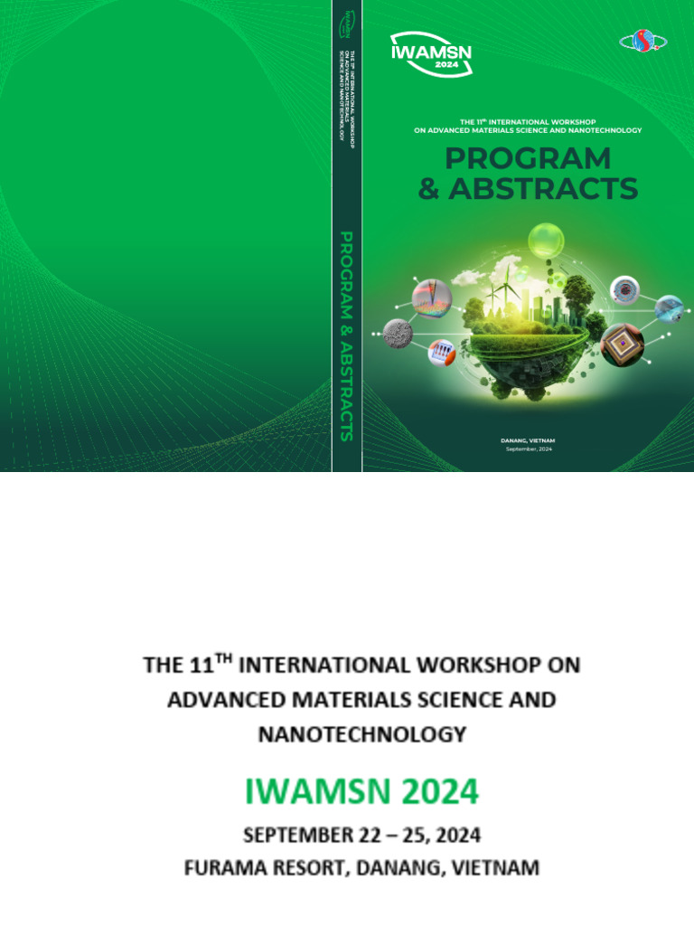 Program and Abstract Book 01.10 | PDF | Vietnam | Light Emitting Diode