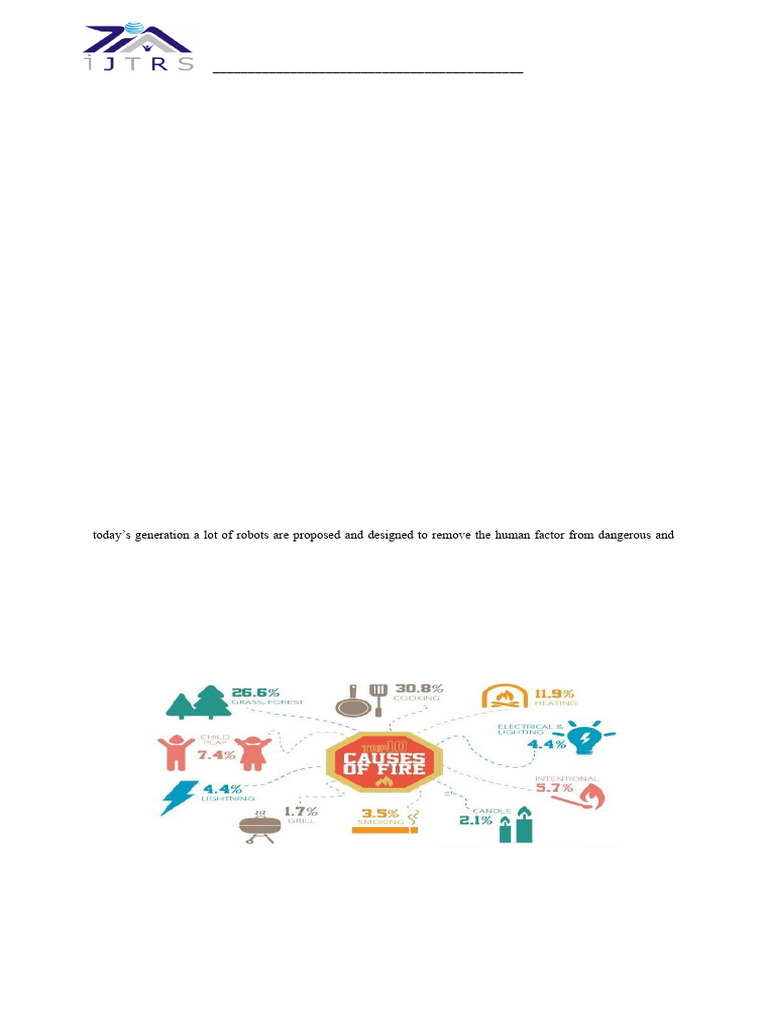 Fire Fighting Robot Design for Disaster Control | PDF | Arduino | Fires