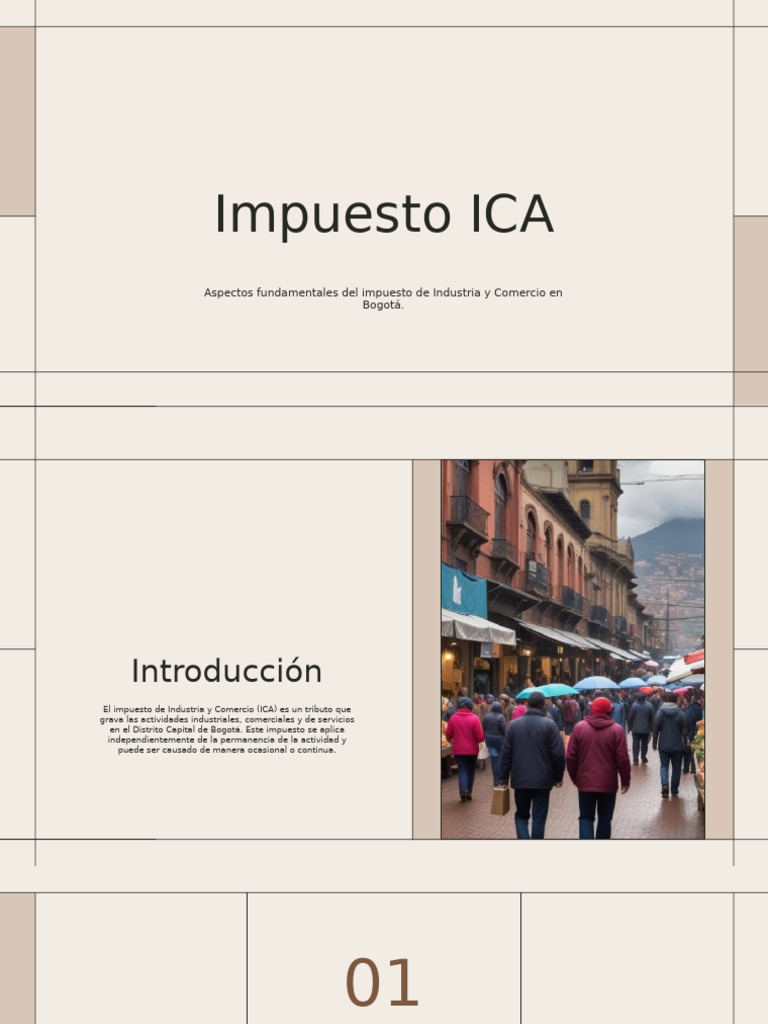 Impuesto ICA en Bogotá: Claves y Sujetos | PDF | Impuestos | Economias