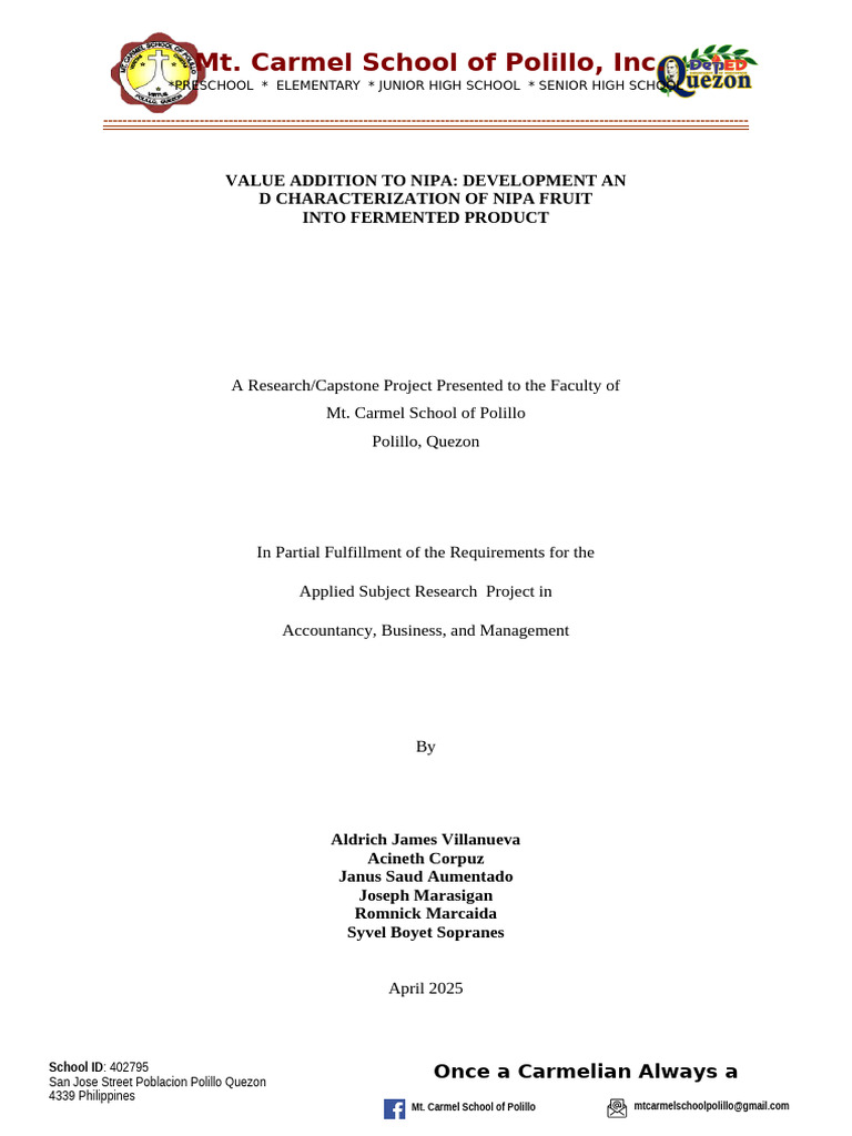 ResearchProject Template | PDF | Data | Methodology