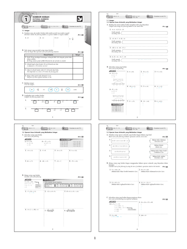 M Jawapan Lengkap Matematik Tingkatan 1 Bahagian A Pdf