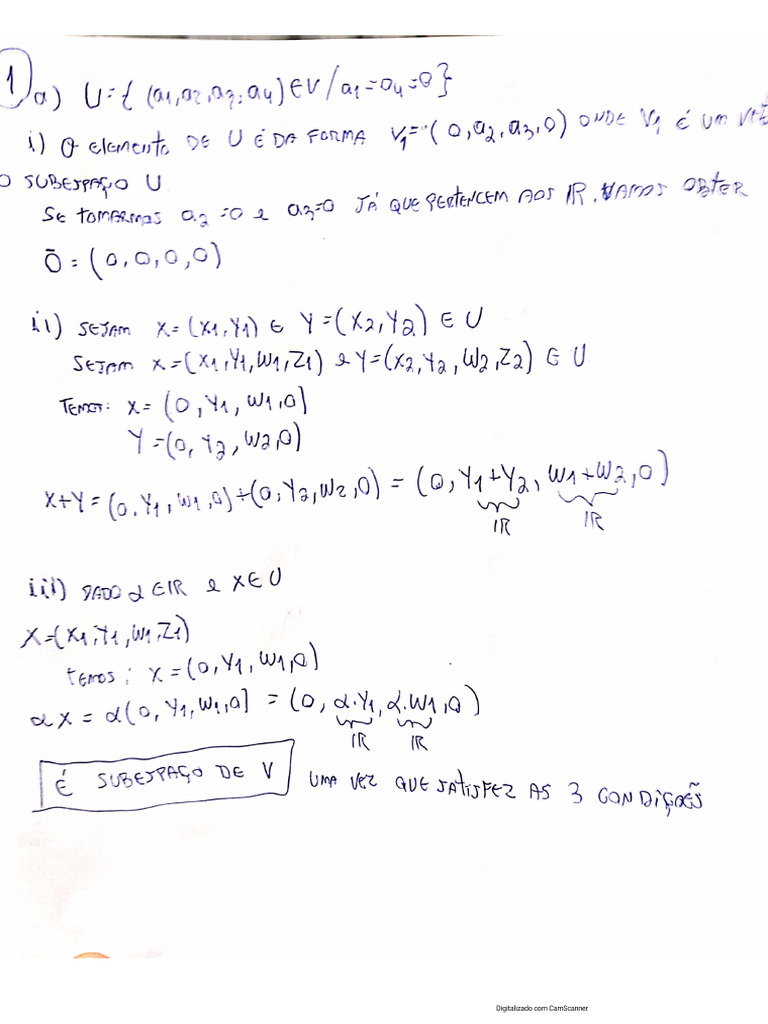 1 Algebra Lin | PDF