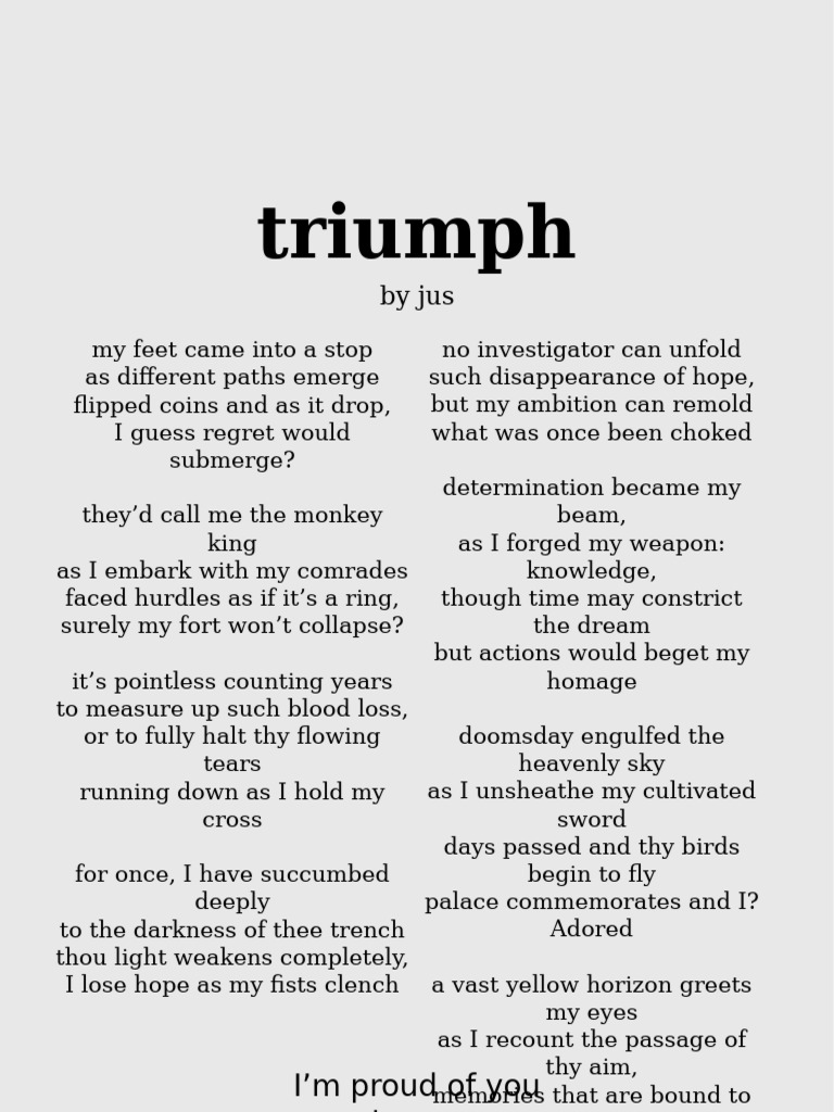 Triumph | PDF