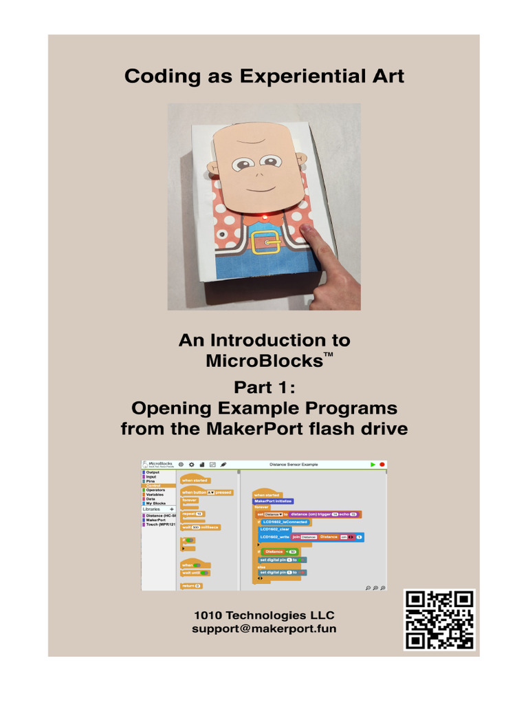 MicroBlocks Instructions for MakerPort | PDF | Computer File | Usb ...