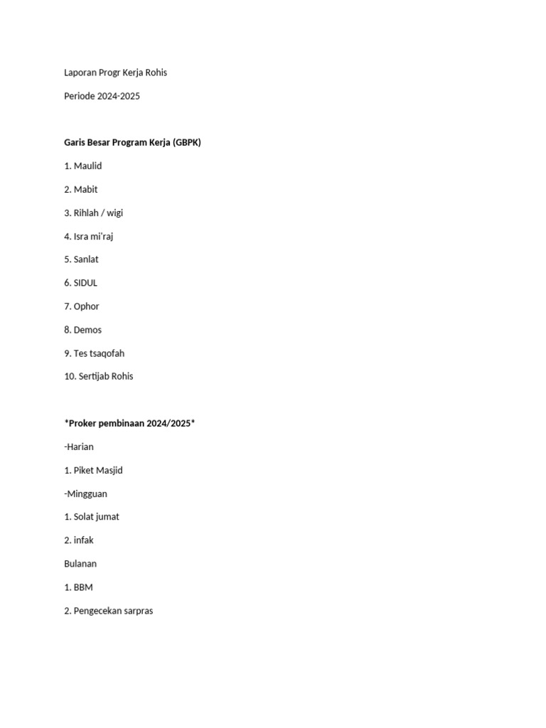 Laporan Progr K-WPS Office | PDF