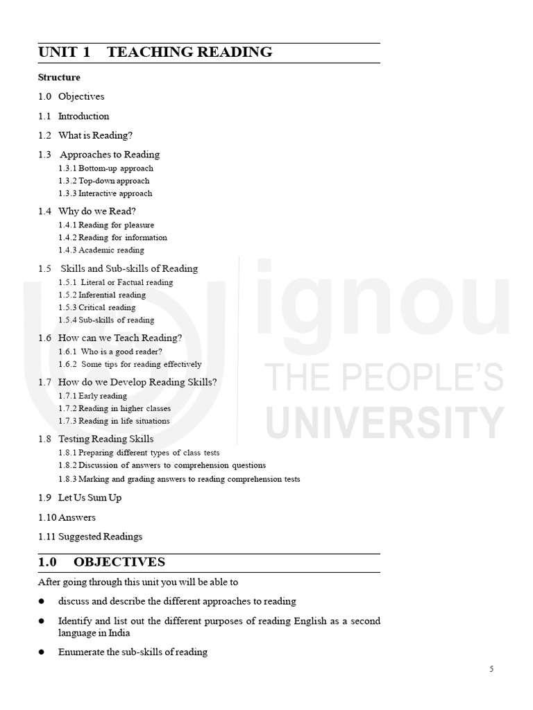 Teaching Reading Skills and Strategies | PDF | Reading Comprehension ...