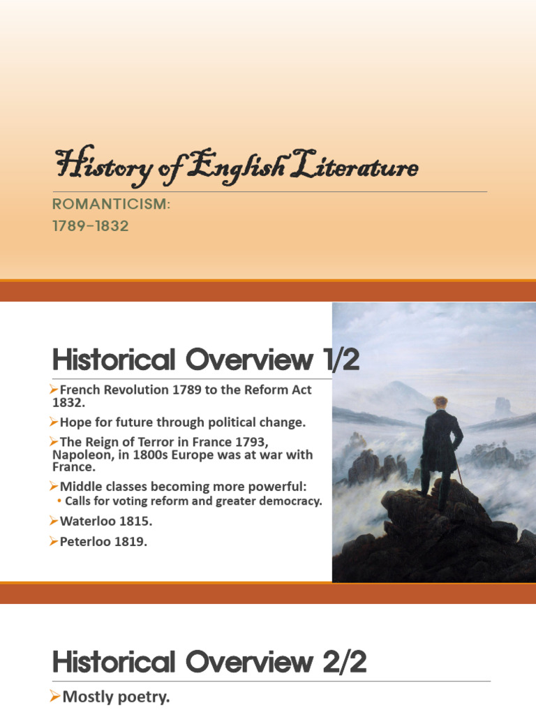 Overview of Romanticism in Literature | PDF | Romanticism | Samuel ...