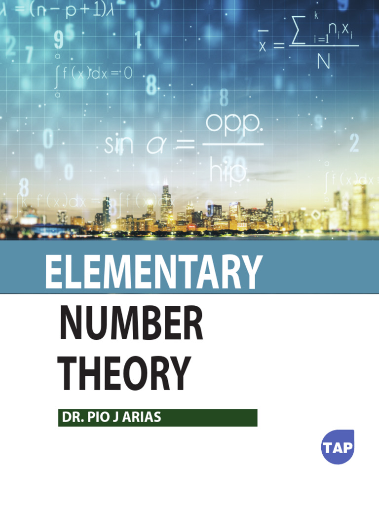 Pio J. Arias - Elementary Number Theory-Toronto Academic Press (2024) | PDF  | Number Theory | Prime Number