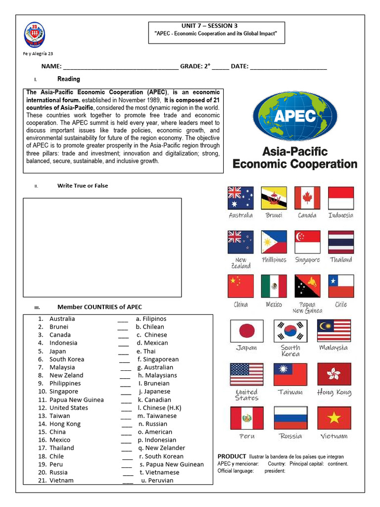 APEC: Economic Cooperation Overview | PDF | Asia Pacific Economic ...