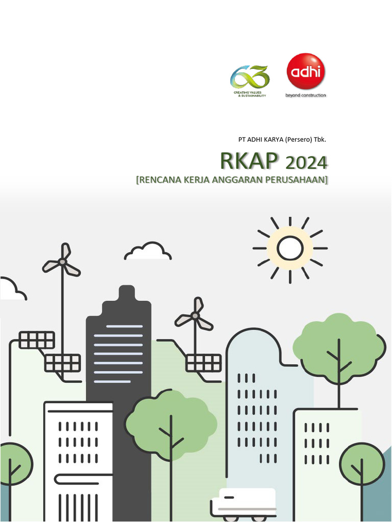 RKAP 2024 PT Adhi Karya: Rencana Strategis | PDF