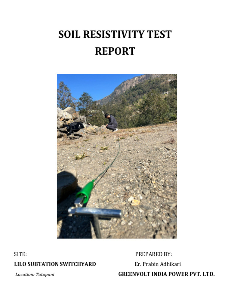 Soil-Resistivity-Report LILO Substation 20241223-Updated | PDF ...