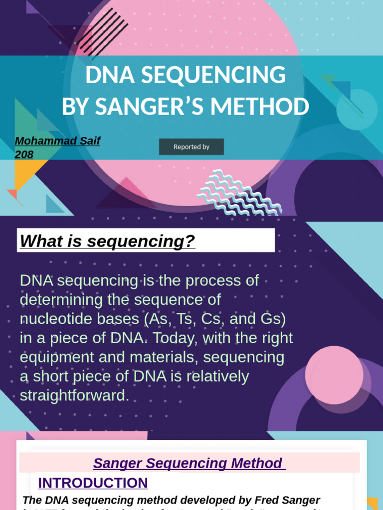 208presentation WPS Office | PDF | Dna Sequencing | Primer (Molecular ...