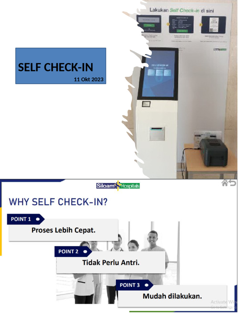 Panduan Self Check-In untuk Karyawan | PDF