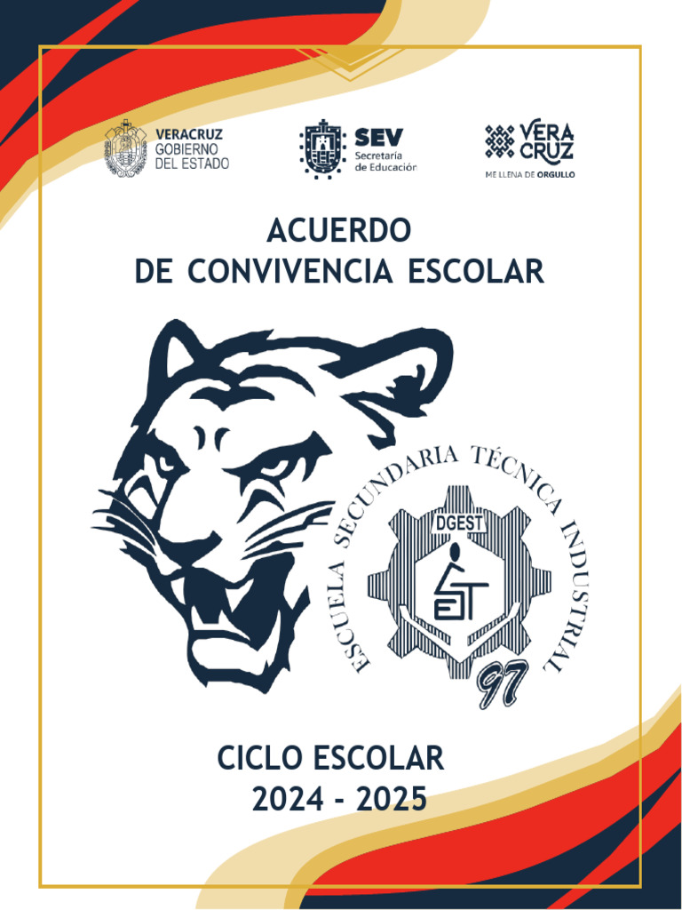 Acuerdo de Convivencia Escolar 2024-2025 | PDF | Escuelas | Abuso infantil