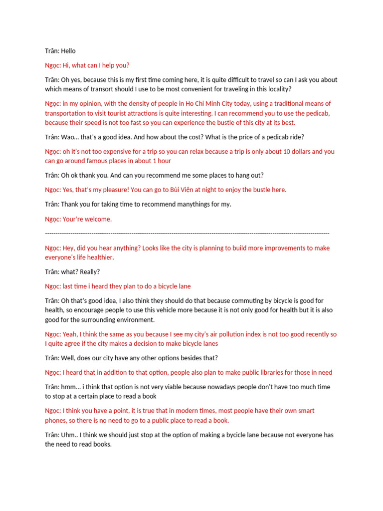 Speaking Test | PDF