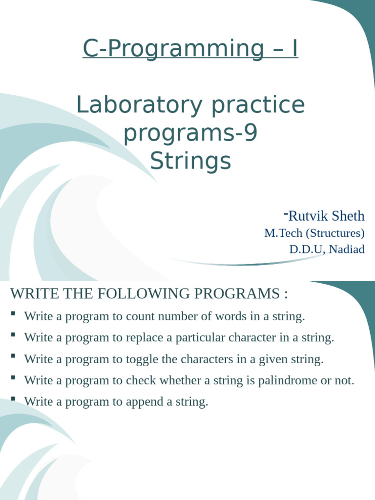 C-Lab Task9 | PDF