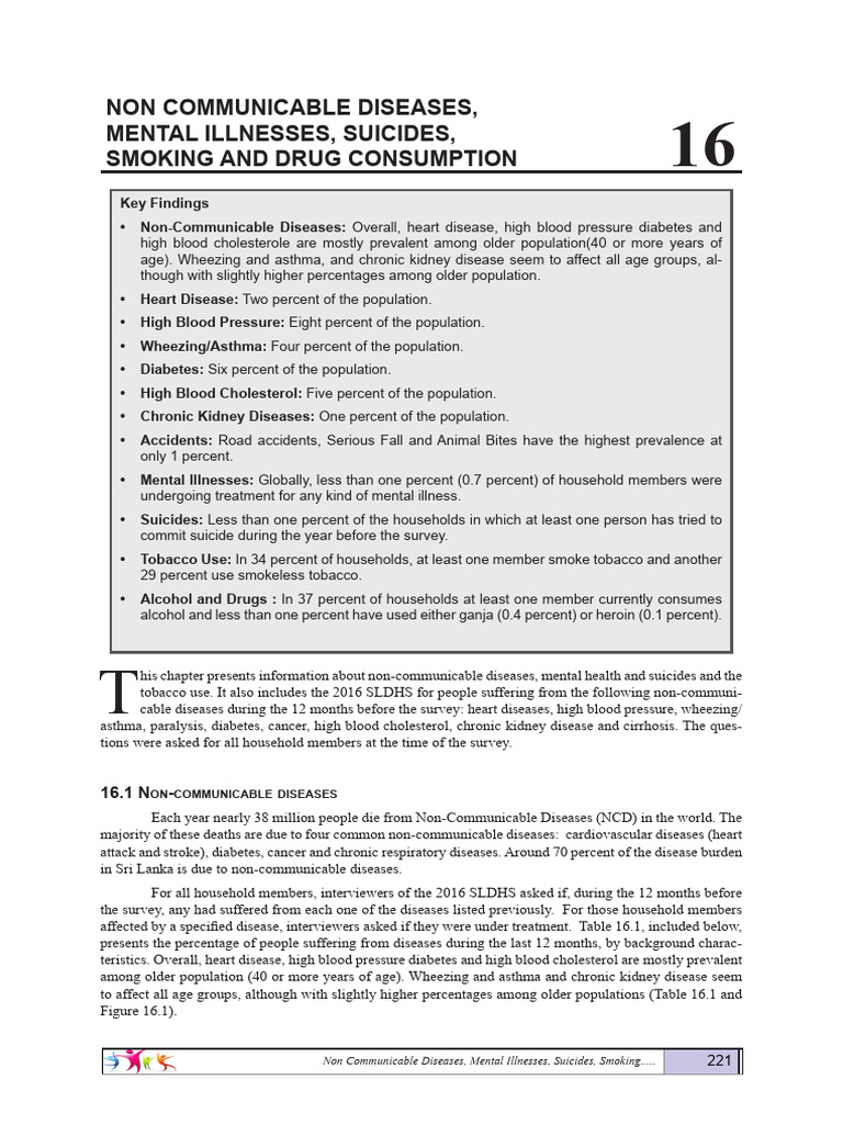 DAHSReport 2016 Chapter16 | PDF | Non Communicable Disease | Chronic ...