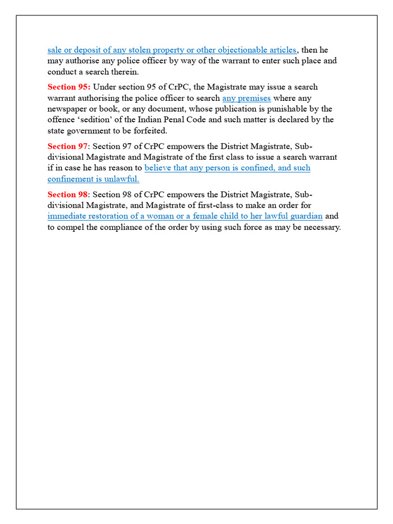 The criminal procedural code notes 11 pdf common law government