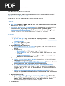 Petra's Perchance AI Character Chat Resources