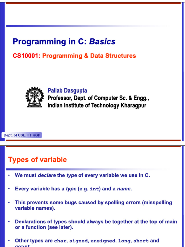 c basics | PDF