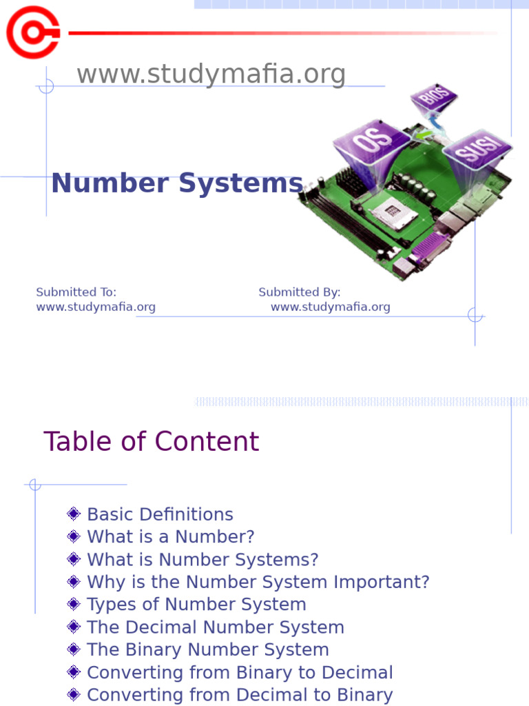 Overview of Number Systems | PDF | Computer Science | Notation