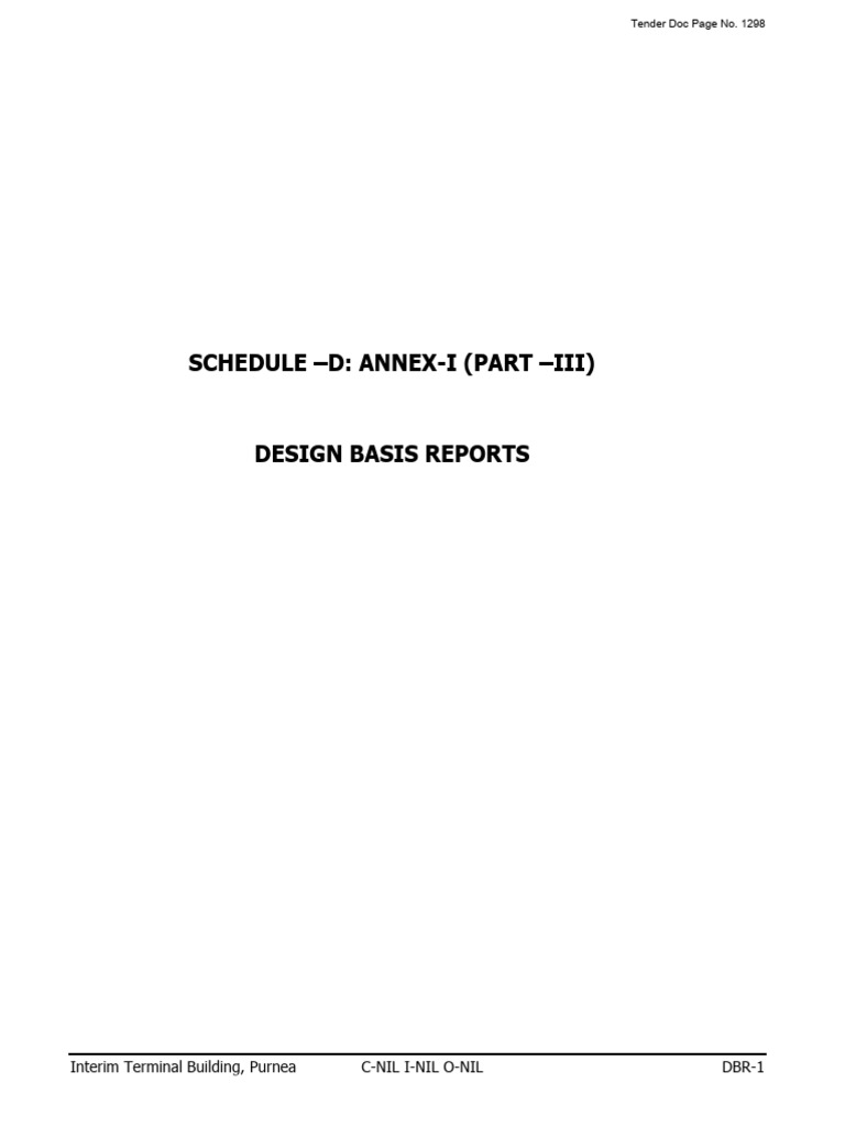 Purnea Interim Terminal Building Design Report | PDF