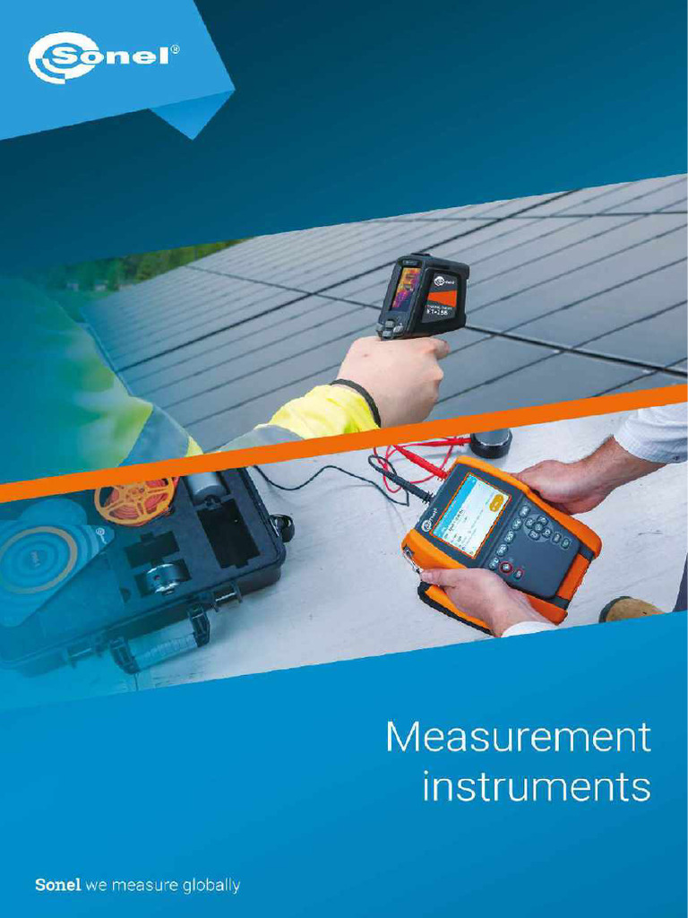 Sonel Measurement Instruments Overview | PDF | Photovoltaics | Electricity