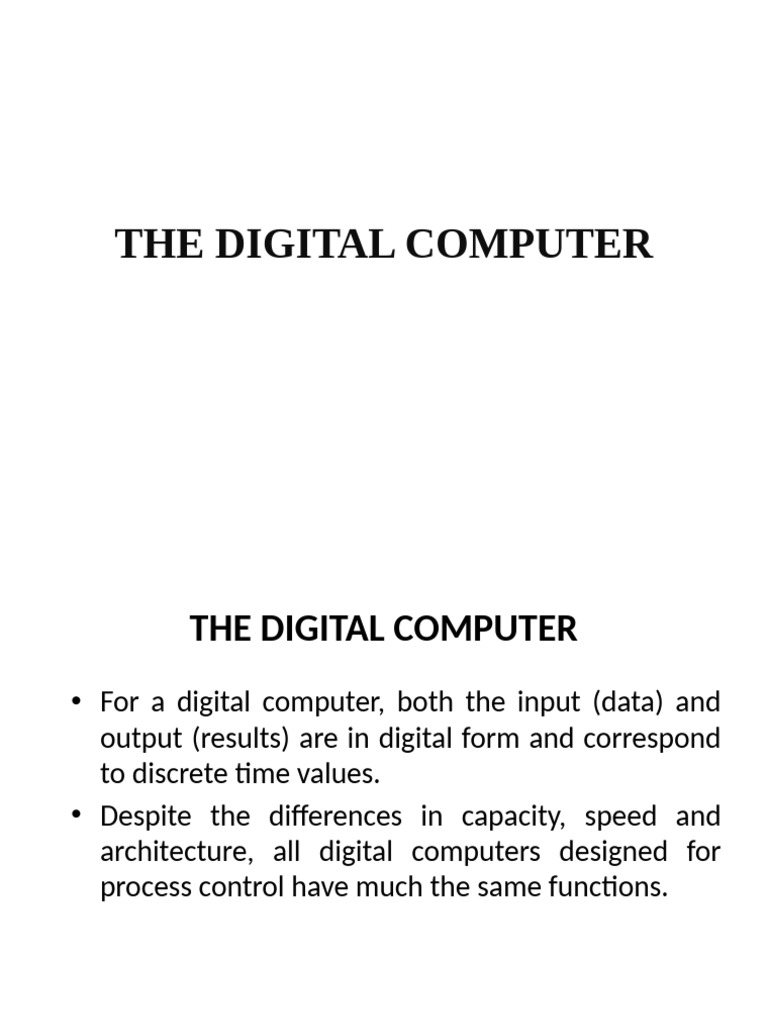 1.the Digital Computer - 28.04.2023 - All-1 | PDF | Programmable Logic ...