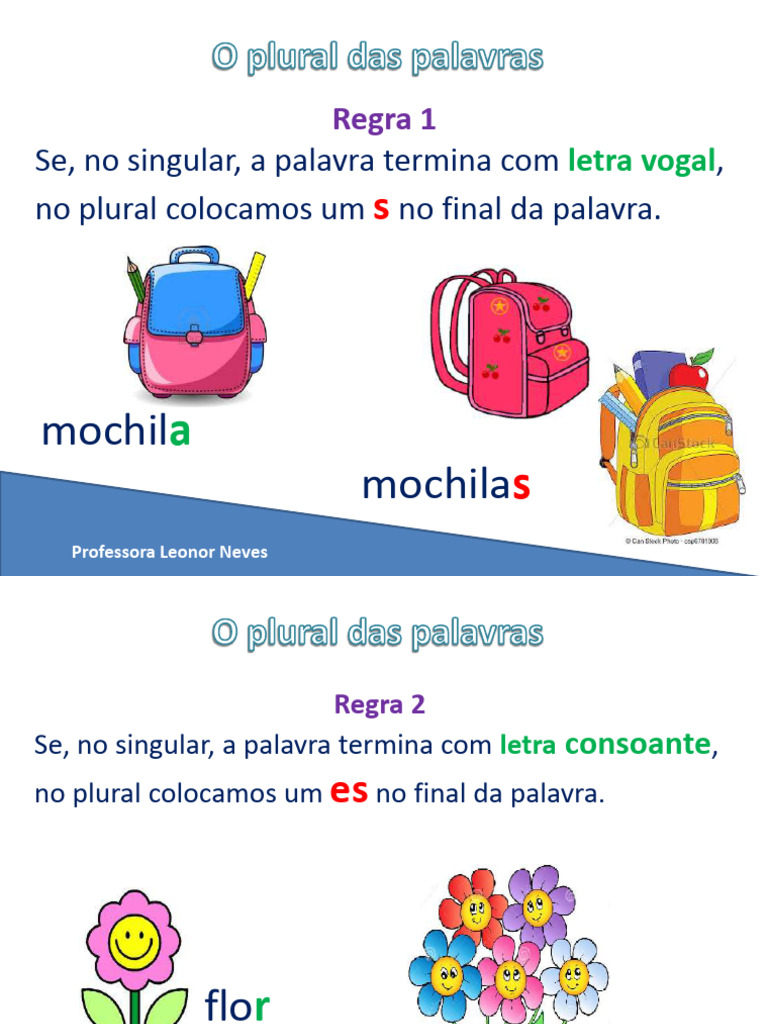 Plural Das Palavras-Regras | PDF