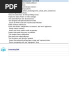 Room Maintenance Inspection Guide | PDF | Computers