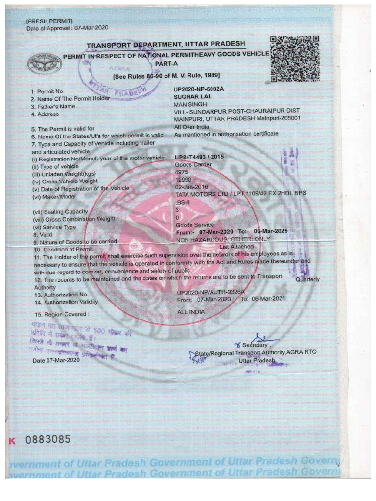 Ufd4493 PERMIT | PDF