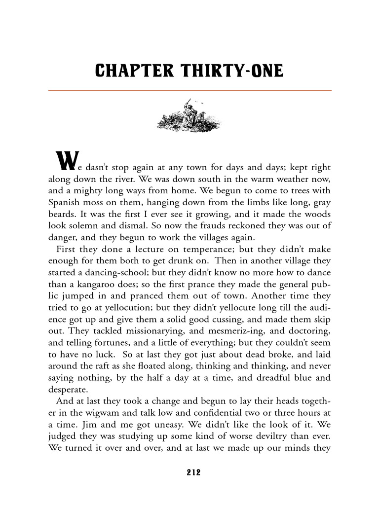 Huck's Dilemma in Chapter 31 | PDF