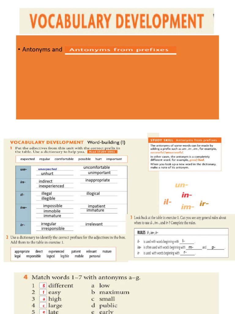 Antonyms PDF