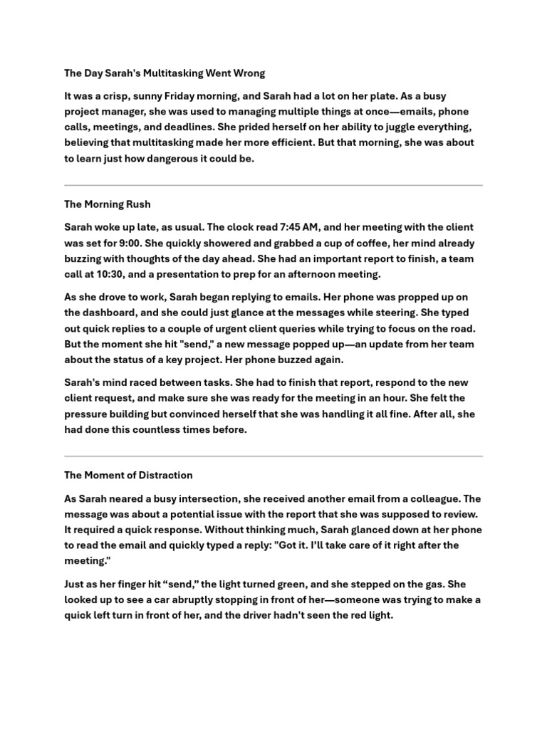 Picture of The Pitfalls of Multitasking at Work - Psychology Today