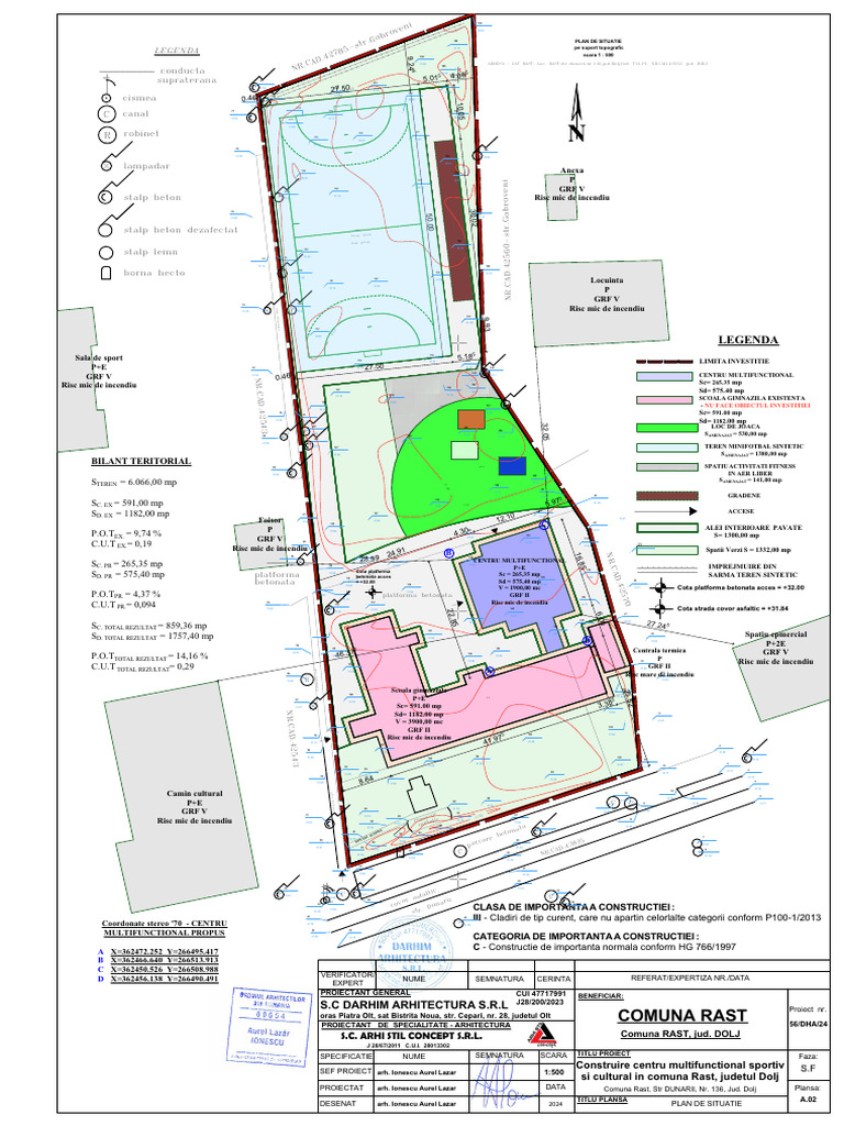 Plan de Situatie RAST | PDF