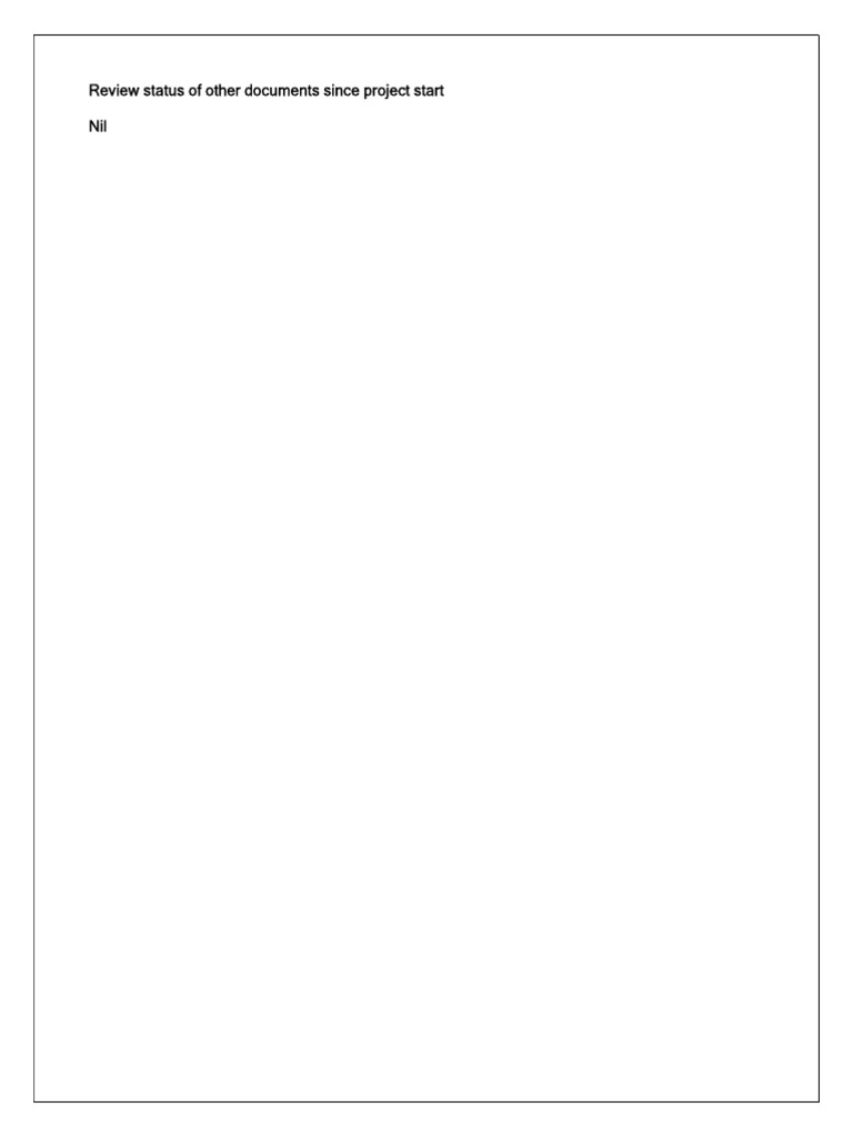 Document Review Status Update | PDF