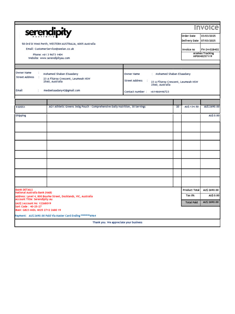 Bank Receipt for Order FN-24-028402 | PDF | Banking Technology | Banking
