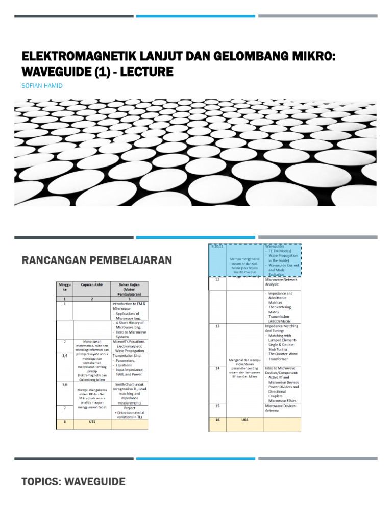 Waveguide Analysis and Applications | PDF | Waveguide | Electromagnetic ...