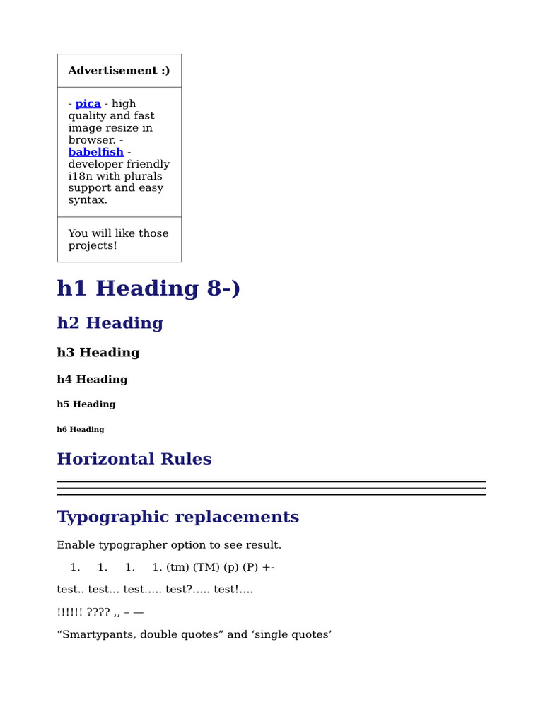 Markdown to PDF Conversion Guide | PDF | Html | Note (Typography)
