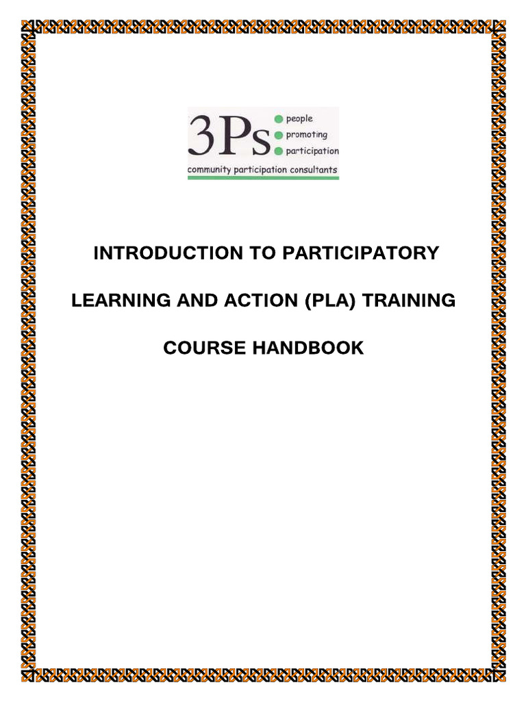 Participatory Learning Action | PDF