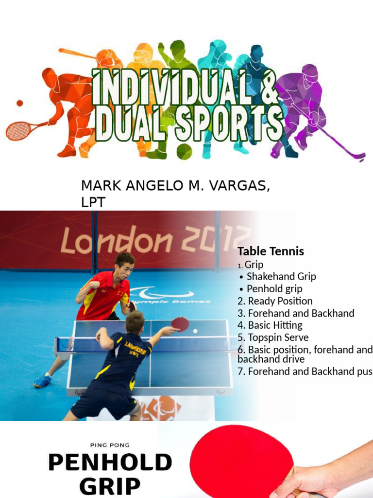 PE2 Individual and Dual Sports SC | PDF | Athletic Sports | Ball Games