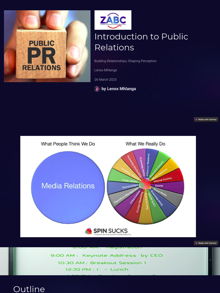 Introduction to Public Relations Overview | PDF | Public Relations ...