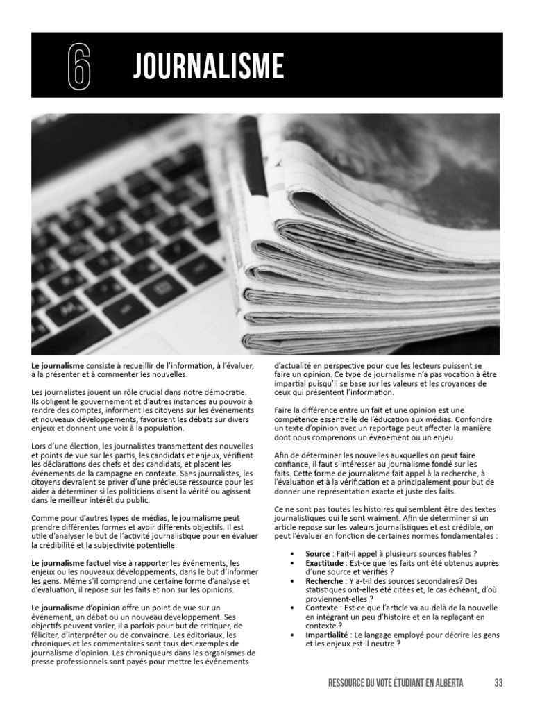 Journalisme Factuel et Démocratie | PDF | Journalisme | Crédibilité