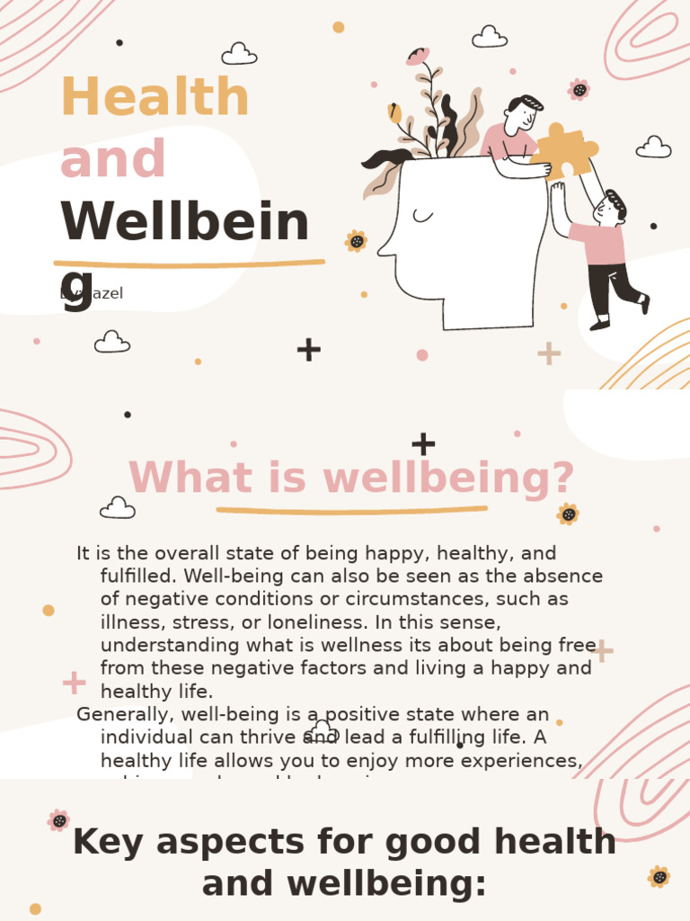Understanding Health and Wellbeing | PDF | Well Being | Mental Health