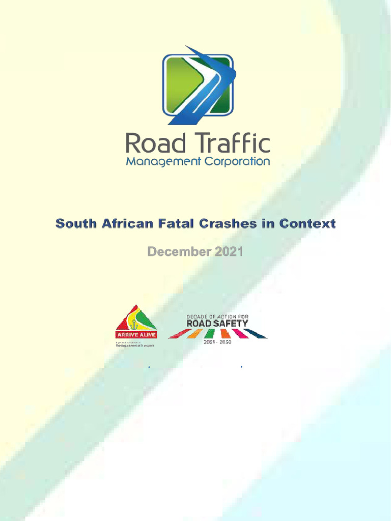 South African Fatal Crashes in Context - Dec2021 - Fin | PDF | Traffic ...