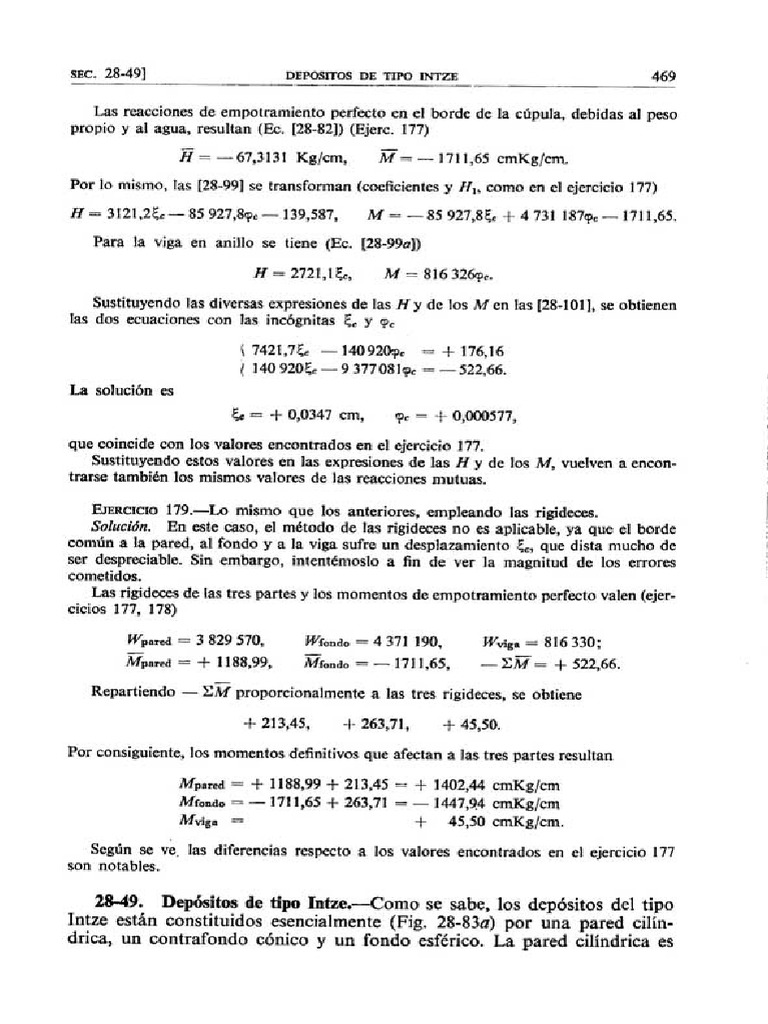 Belluzzi - Ciencia de La Construcción III Tanque Intze | PDF