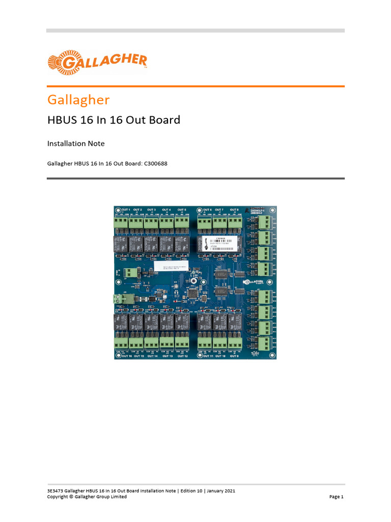 Hbus 16 in 16 Out Board | PDF | Relay | Electromagnetic Interference