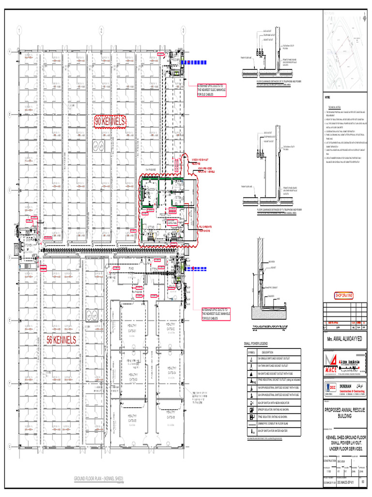 Kennel Shed Electrical Layout Plan | PDF | Manufactured Goods | Wire